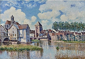 Alfred Sisley, Moret-sur-Loing - GRANDS PEINTRES / Sisley